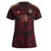 Tyskland Leroy Sane #19 Replika Borta matchkläder Dam VM 2022 Korta ärmar